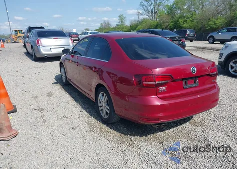 2017 Volkswagen Jetta 1.4T S из США, поврежденный, VIN 3VW2B7AJ6HM313921